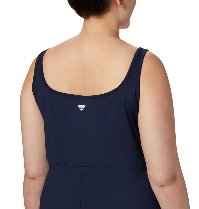 Women's Columbia PFG Freezer III Dress Navy | Plus Size CA-V608C